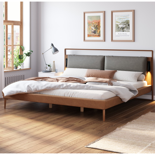 Marron + Gris + PU + Chambre