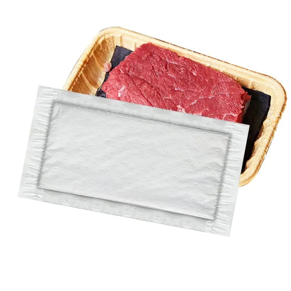 foods absorbability padded Tray Mositure Packaging Meat Pad Absorb Excess Moisture or from Meat,vegetable or Fruit