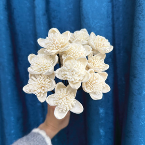 Fleurs séchées en bois de <span class=keywords><strong>jasmin</strong></span> de 4 cm en gros, en stock, écologiques, longue durée, style jardin, décoration intérieure, Fête des Pères - Product Image 3