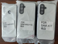 Coques de téléphone portable antidérapantes à sublimation 2D pour Samsung A01/03core A17 A60/M40 M55/F55 Blanks Custom Phone Case Accessories