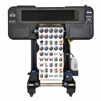 Impresora UV de TPU de Alta Calidad de 30 cm, Tamaño A3, 2 Cabezales I1600, Impresora de Película de TPU en Rollo, Impresora UV de Etiquetas Estereoscópicas 3D para Prendas