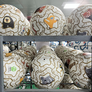 Ballon de <span class=keywords><strong>football</strong></span> en PU pour enfants avec logo personnalisé en gros Jouet de <span class=keywords><strong>football</strong></span> à liaison thermique pour animaux de <span class=keywords><strong>zoo</strong></span> taille 5 pour cadeau - Product Image 5