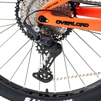 Vélo de montagne tout-terrain à suspension souple, cadre en fibre de carbone 27,5 pouces, 12 vitesses, en promotion