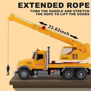 Jiexunda симулятор трейлера детская игрушка инерционная платформа спасательный большой инженерный автомобиль для мальчиков Дорожный транспорт игрушечный автомобиль оптом - Product Image 6