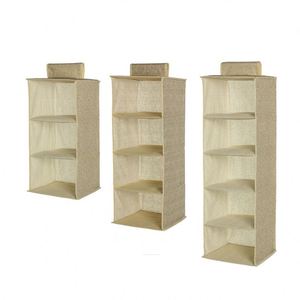 Factory Supply Hanging Non-woven Multi-layer Storage Rack Foldable Minimalist Design <b>Wardrobe</b> <b>Shoes</b> Organization Washable - Product Image 1