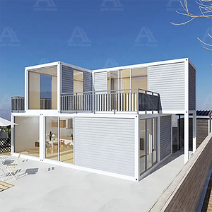 40 Fit Lüks Genişletilebilir Konteyner Ev 72 Metrekare Mobil Ev Mutfaklı Tuvaletli Küçük Tatil Evleri Taşınabilir Kabin Ofis - Product Image 2