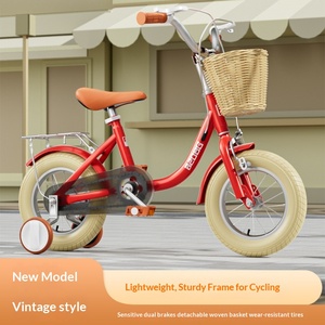 Nouveau style de vélo à pédales pour filles, style princesse, avec roues d'apprentissage, sans suspension ni vitesses, pour les enfants de 3 ans et plus, roues de 12 à 20 <span class=keywords><strong>pouces</strong></span> - Product Image 1