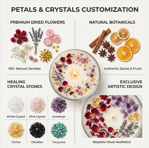 Velas de Aromaterapia de Lujo Hechas a Mano con Cera de Soja y Piedras de Cristal, Estilo Moderno, al por Mayor para Fiestas, Cumpleaños, Incluido el Día de San Valentín - Product Image 4