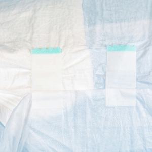 Tela no tejida desechable Canal de prevención de fugas 3D Superficie seca Verde ADL Pañales para adultos de superabsorción de alta <span class=keywords><strong>velocidad</strong></span> - Product Image 5