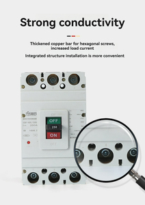 Bảo vệ quá tải CM1-400 đúc trường hợp ngắt mạch 400A 3P 4P khuếch đại với đúc nhà ở - Product Image 3