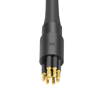 MCIL8M Connecteurs de câble en ligne en acier inoxydable à 8 broches Prises Connecteur électrique sous-marin avec manchon de verrouillage