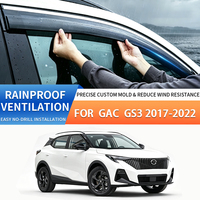 Accessoires automobiles, déflecteur de vitre de voiture, pare-soleil et pare-pluie pour GAC GS3 2017 2022