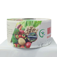 100% système d'irrigation goutte à goutte en plastique sous la surface goutteur intérieur plat DN 16mm 22mm tuyau de bande d'irrigation goutte à goutte de jardin pour les cultures en rangée