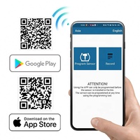 Sensor Logam NFC QQr Asli 315MHz 433MHz 2in1 Sistem Pemantau Tekanan Ban Universal TPMS Programmer Sensor