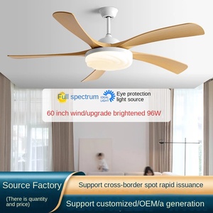 <span class=keywords><strong>2025</strong></span> mới phòng khách Trần Đèn Quạt đèn chùm 5 Lưỡi sắt 42 inch 6 tốc độ DC động cơ điều khiển từ xa LED thiết kế hiện đại - Product Image 2