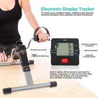 Mini vélo de bureau pliable en acier, appareil d'exercice portable pour les pieds et les mains, pour usage domestique, bras, jambes, assis, 50x36x24cm