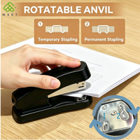 Agrafeuse de bureau personnalisée avec logo, capacité 20 feuilles, pointe rotative, pour bureau et école, vente en gros usine