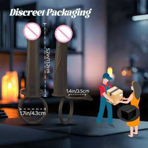 Vibrador Anal de Doble Anillo con Textura 3D Certificado por la CE, 10 Modos de Vibración, Masajeador de Punto G de Silicona, Juguete Sexual para Adultos - Product Image 5