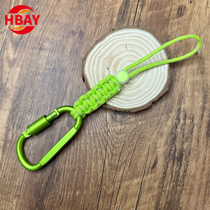Hızlı asılı somun alüminyum alaşım sırt çantası toka ile 80mm d-şekilli yeşil karabina kalın yan düz kilit kanca - Product Image 1