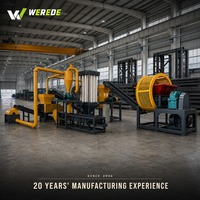 Ligne de production de recyclage de pneus à haute rentabilité certifiée CE, machine de fabrication de particules de caoutchouc, solution tout-en-un