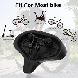 Premium comodo sella per bicicletta da uomo e da donna seggiolino per bici senza naso con imbottitura Extra per una guida confortevole - Product Image 5