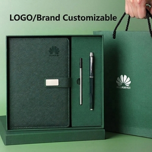 Corporate Gift <strong>Set</strong> A5 Notebooks LOGO Customizable Giveaways Business <strong>Office</strong> Notebook <strong>Set</strong> with Pen and extra Refill - Product Image 2