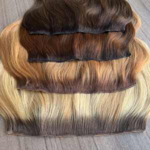 Extensions de <span class=keywords><strong>cheveux</strong></span> naturels Remy vierges doublement étirés de qualité supérieure Halo à clipser, modèle 2026, <span class=keywords><strong>les</strong></span> plus vendues - Product Image 5