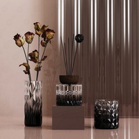 Nouvelles Bouteilles Diffuseurs de Parfum d'Ambiance de Luxe en Verre Vides, Design Personnalisé, Pulvérisateur à Pompe, Couleurs et Formes Personnalisables, Options Multi-Tailles
