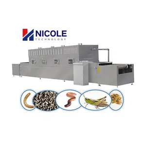 Automatic industrial microwave oven dryer food machine microwave equipment factory