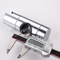Support de pommeau de douche réglable avec siège de levage de tige de douche à insertion centrale adapté au diamètre de tuyau de 18 à 25mm