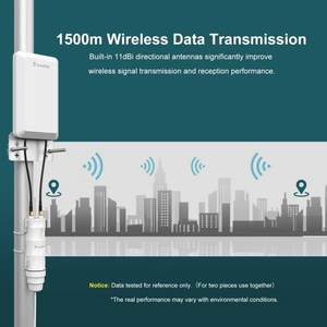 Point d'accès d'usine AP N300 avec antenne directionnelle, répéteur WL-WN570HP2, extension de <span class=keywords><strong>portée</strong></span> Wi-Fi extérieure 300 Mbps, amplificateur Wi-Fi - Product Image 3