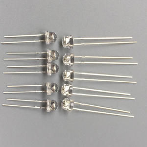 Chapeau <span class=keywords><strong>de</strong></span> paille droit cheveux blancs 5mm lumière blanche lampe blanche perle F5 haute luminosité LED - Product Image 2