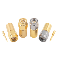 Connecteur coaxial RF UHF mâle à angle droit PL259, fiche 50 Ohm, type à souder, cuivre pur, faible perte, haute fréquence pour antenne RG58