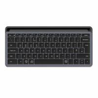 Clavier sans fil ultra-fin 78 touches mini portable avec support pour téléphone pour Mac, ordinateur portable, tablette