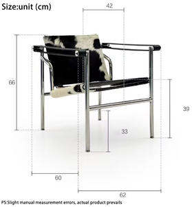Fauteuil de détente moderne et luxueux, durable, avec accoudoirs en métal, pour la maison, la chambre, le balcon, le salon - Product Image 6