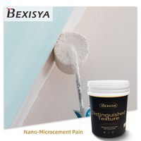 Peinture acrylique liquide haut de gamme à texture pierre, application par pulvérisation de sable naturel pour murs extérieurs - Revêtement élégant effet granit