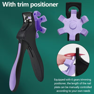 <span class=keywords><strong>Coupe</strong></span>-ongles avancé réglable en acier inoxydable avec différentes tailles - Product Image 1