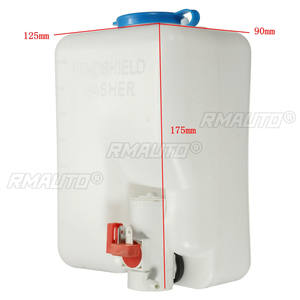 Kit de bomba y depósito de líquido limpiaparabrisas de 12V para coche, con boquilla y interruptor, para limpieza de parabrisas de automóviles, embarcaciones y vehículos marinos - Product Image 6