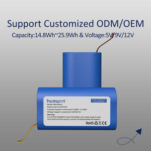 Huawen Anpassbarer 18650-2P 1500mAh~3500mAh 7,4V Lithium-Ionen-Akku NCM 500 Zyklen -20~60 Lange Lebensdauer-Packung für GPS - Product Image 5