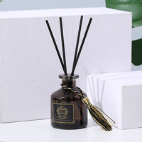 Diffuseur de parfum d'ambiance en rotin fait main, écoresponsable, avec huile essentielle parfumée personnalisée de haute qualité, 50 ml, longue durée