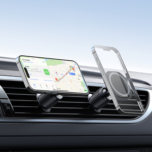 Penyangga Ponsel Mobil Magnetik dari Paduan Seng Mewah dengan Klip Pengait Ventilasi Udara yang Stabil - Product Image 6