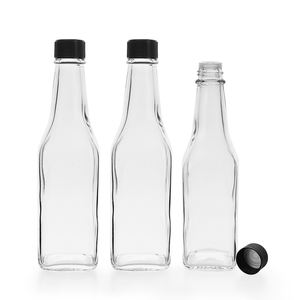 Bouteilles en verre recyclables en gros, étanches, style vintage, pour sauces piquantes, boissons et ketchup - Product Image 2