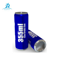 Canette en aluminium élégante de 355ml en gros de qualité alimentaire 12oz canette de bière soda coca énergétique