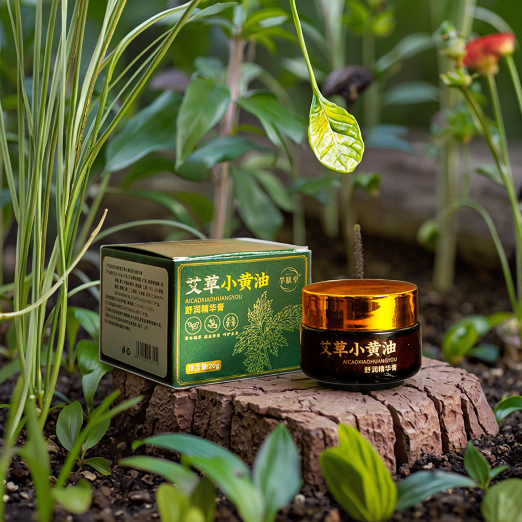 Herbal Mugwort Herbal antibacterial cream Chinese Herbal Medicine