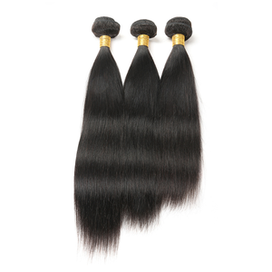 全球时尚自然美直貂皮巴西人发延伸供应商批发真处女发束 - Product Image 5