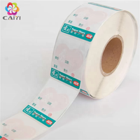 Timbangan Label Barcode Supermarket, Timbangan Label Termal Langsung, Stiker Label Termal, Gulungan Label, Stiker Timbangan Termal