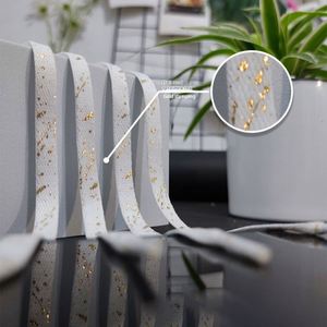 Lacets plats de 8 mm de large, colorés, à motif éclaté laser, avec des motifs floraux argentés brillants, vente en gros - Product Image 2