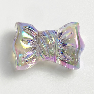 ลูกปัดอะคริลิคใสสีสันสดใสแบบ UV รูปโบว์ผูกโบว์ สำหรับงาน DIY ทำมือ วัสดุทำสร้อยข้อมือ - Product Image 6