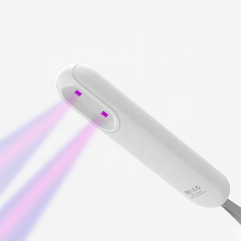 Мини перезаряжаемое домашнее дезинфицирующее средство для рук дезинфекция Мобильная маленькая Светодиодная лампа Uvc Стерилизатор УФ стерилизатор