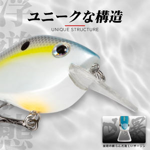 HUNTHOUSE Vente Flash Leurre de Pêche Artificiel en Plastique ABS Dur 65mm 16.5g Leurre Flottant <span class=keywords><strong>Crankbait</strong></span> - Product Image 4